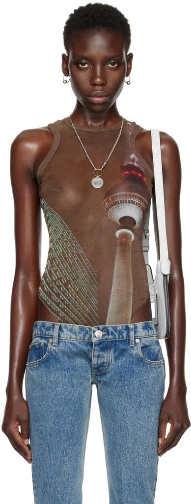 Brown Shayne Oliver Edition Bodysuit – On Sale Now with Up to 65