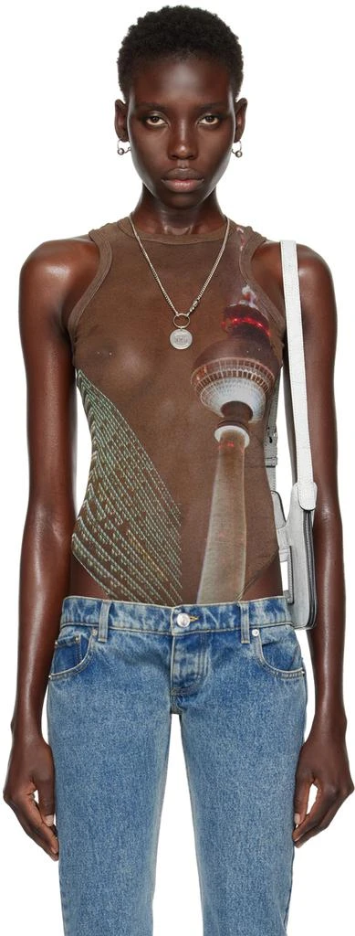 Jean Paul Gaultier Brown Shayne Oliver Edition Bodysuit 1