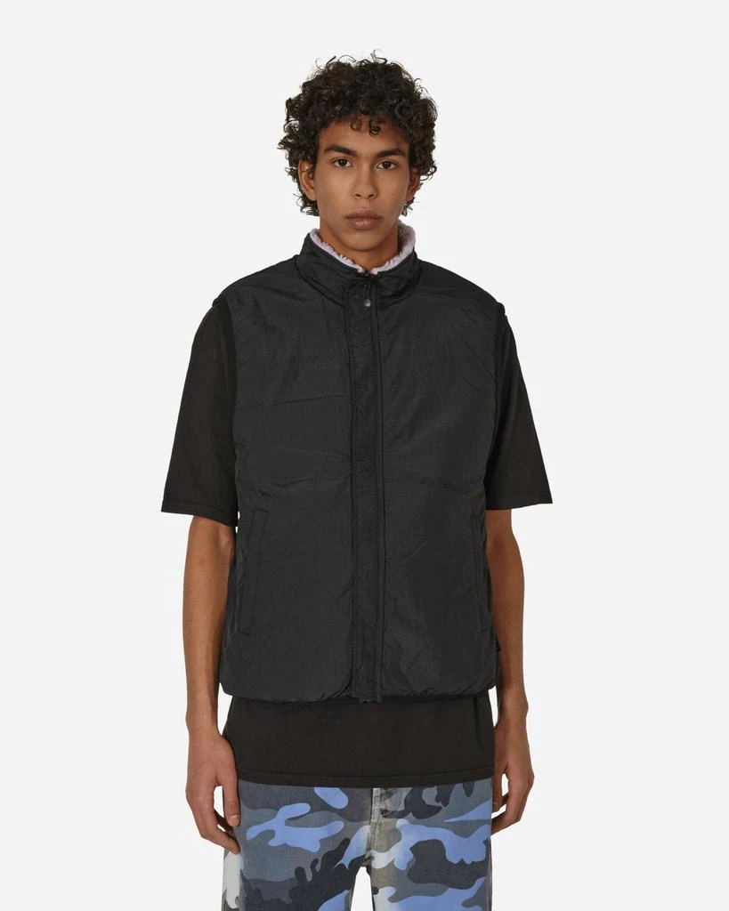 STUSSY Sherpa Reversible Vest Lavender 4