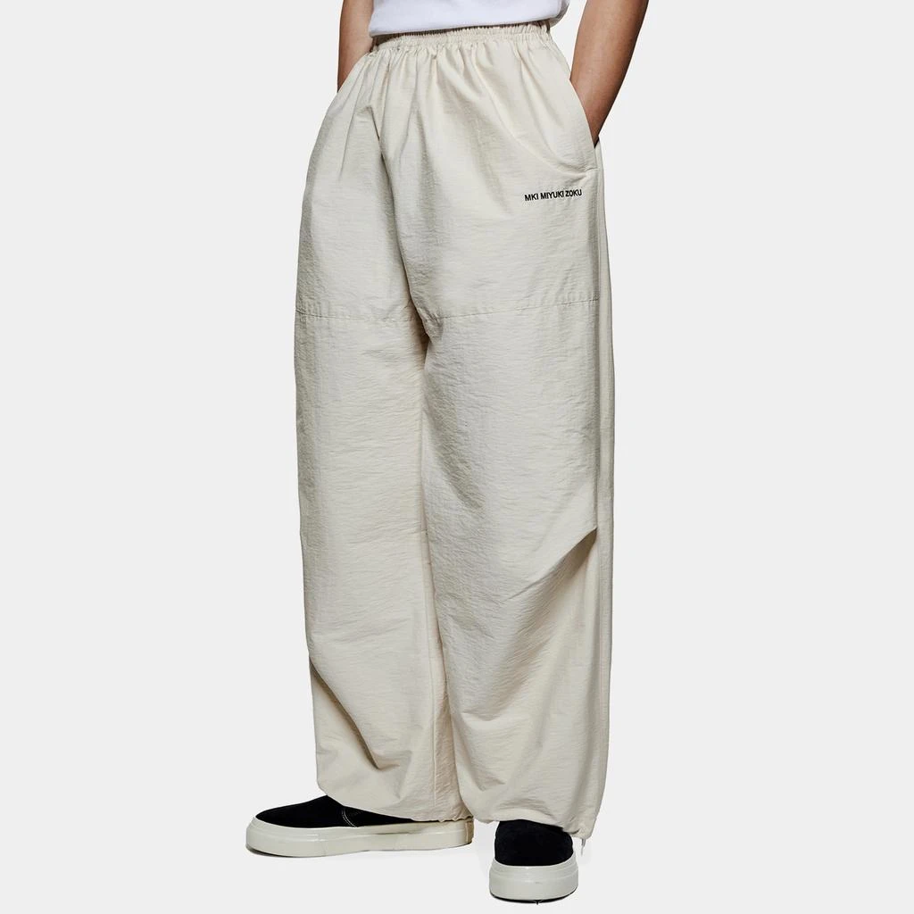 MKI Miyuki Zoku MIYUKI ZOKU Washed Cotton-Blend Parachute Pants 1