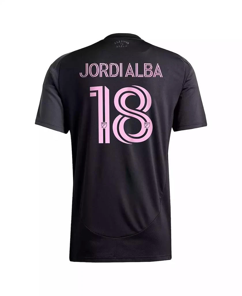 Adidas Men's Jordi Alba Ramos Black Inter Miami CF 2025 The Fortitude Kit Replica Player Jersey 3