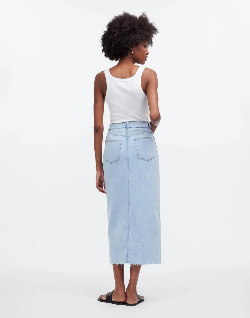 Madewell The Rilee Denim Midi Skirt 4