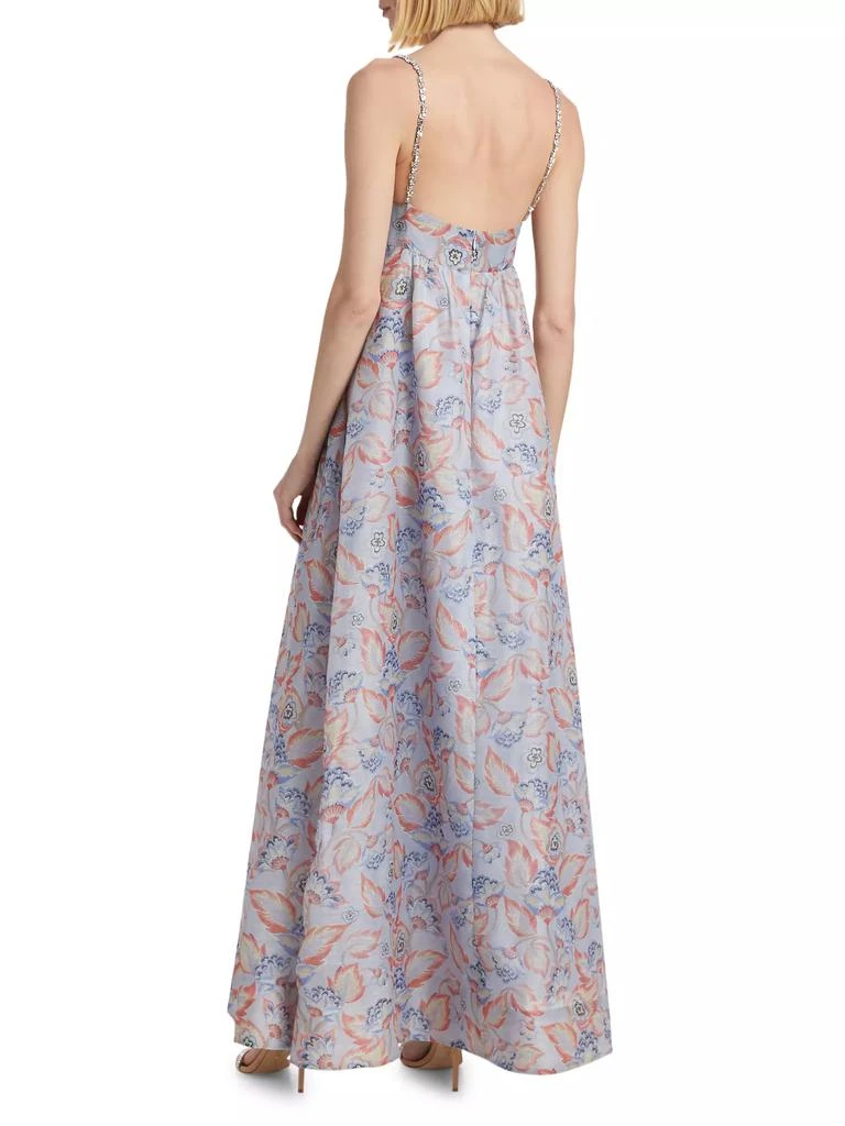 Zimmermann Eden Embellished Floral Maxi Dress 5