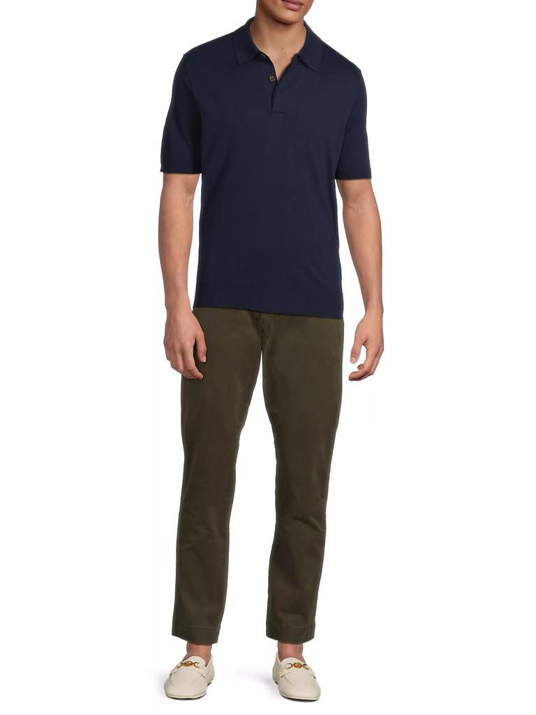 Ralph Lauren Cotton Polo-Collar Sweater