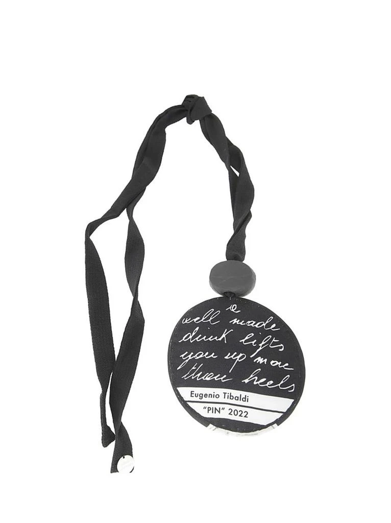 Maria Calderara Fabric Print Pendant Necklace