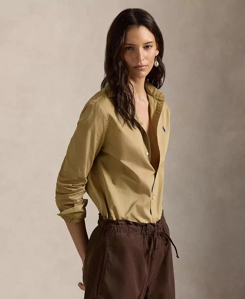 Ralph Lauren Women's Classic-Fit Cotton Twill Shirt 6