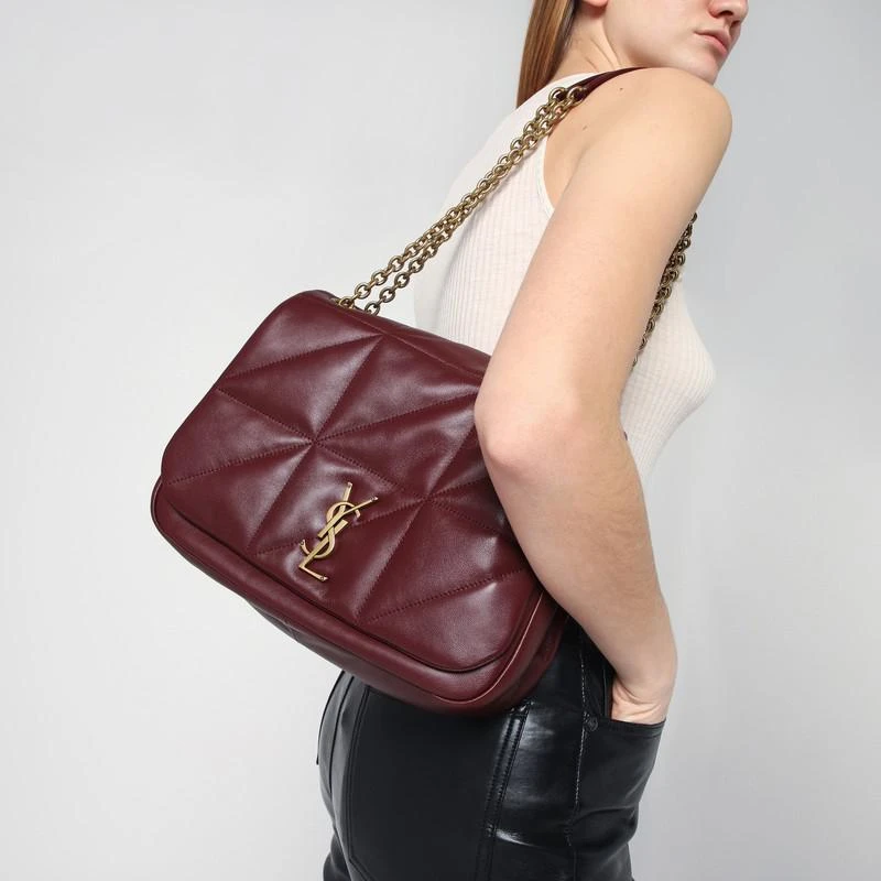 Yves Saint Laurent Medium Jamie 4.3 bag in leather Dark Burgundy 2