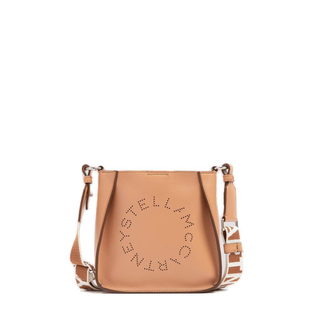 【送料&関税込】Stella McCartney Logo Perforated Small Hobo Stella McCartney Logo Perforated Small Hobo Bag | italist