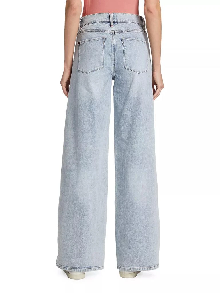Alice + Olivia Trish Mid-Rise Stretch Baggy Jeans 5