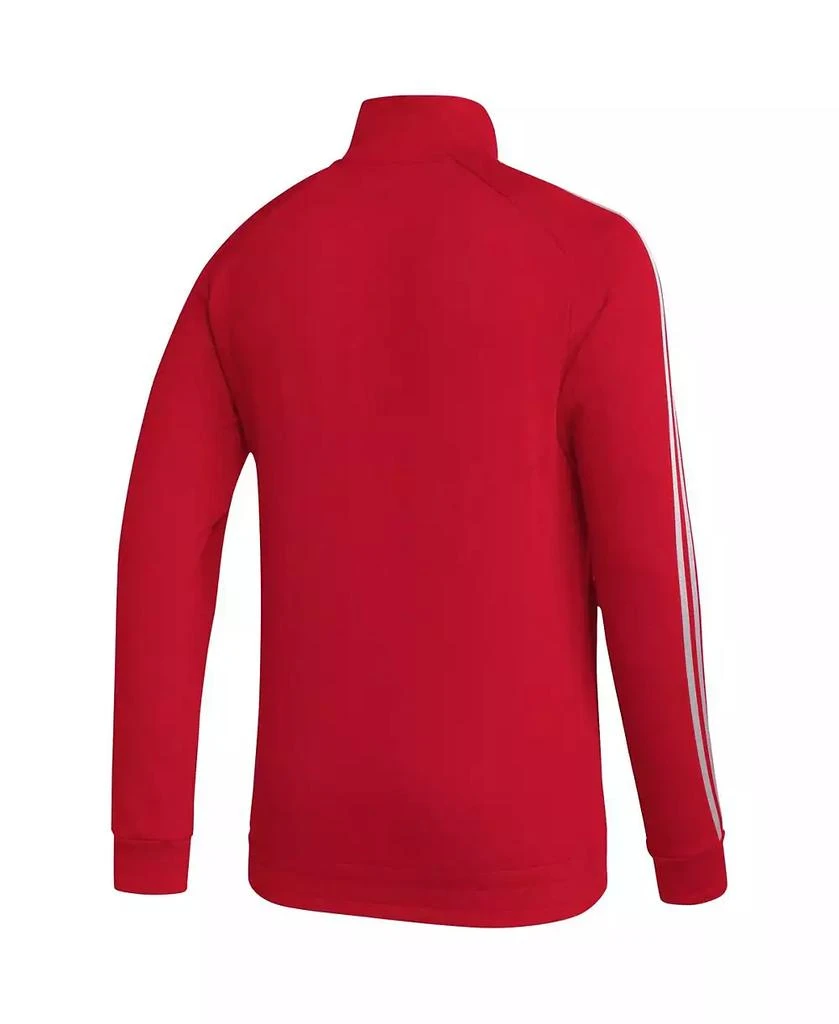 Adidas Men's Red New Jersey Devils Raglan Full-Zip Track Jacket 3