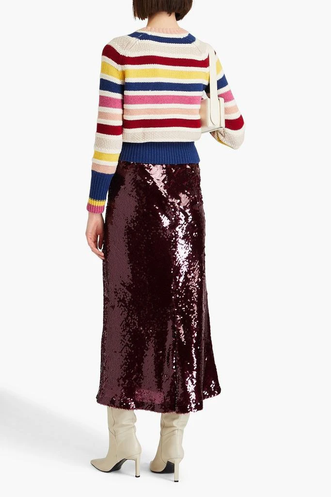 Zimmermann Striped intarsia merino wool and cotton-blend sweater 3