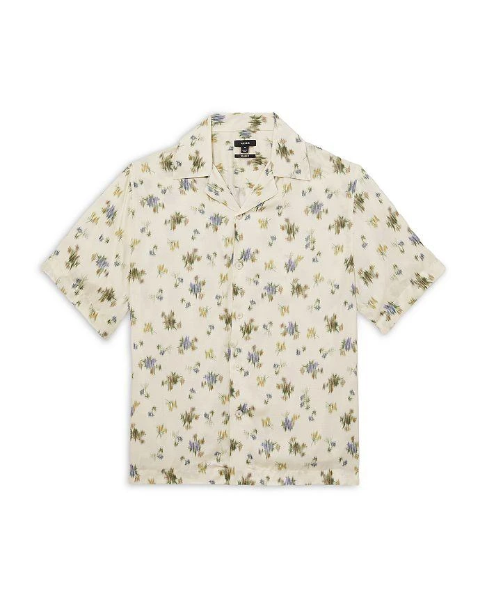 REISS Printed Camp Shirt 5