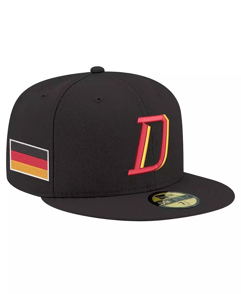 New Era Men's Black Germany Baseball 2026 World Baseball Classic 59FIFTY Fitted Hat 1
