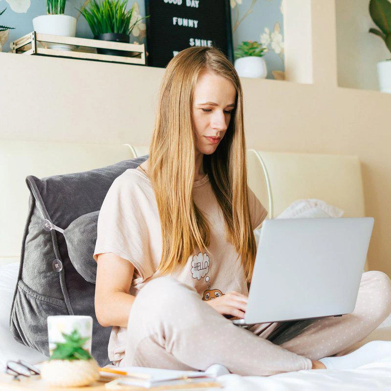 Cheer Collection Wedge Pillow with Detachable Bolster & Backrest 2