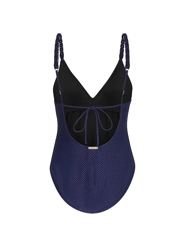 Milly Metallic One-Piece Swimsuit 2