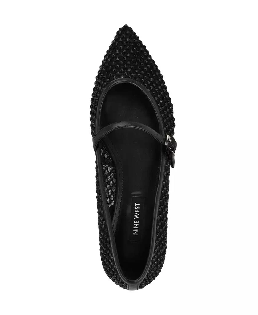 Nine West Women's Bray Pointy Toe Embellished Dress Flats 4