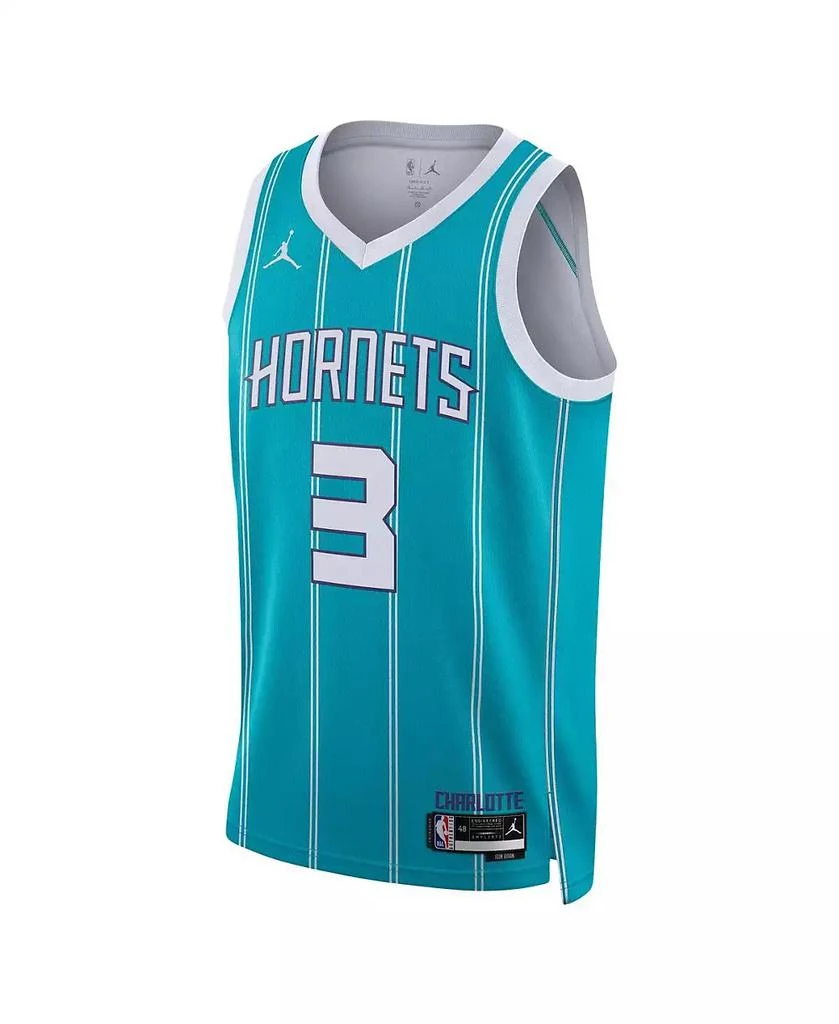 Jordan Men's and Women's Terry Rozier Teal Charlotte Hornets Swingman Jersey - Icon Edition 3