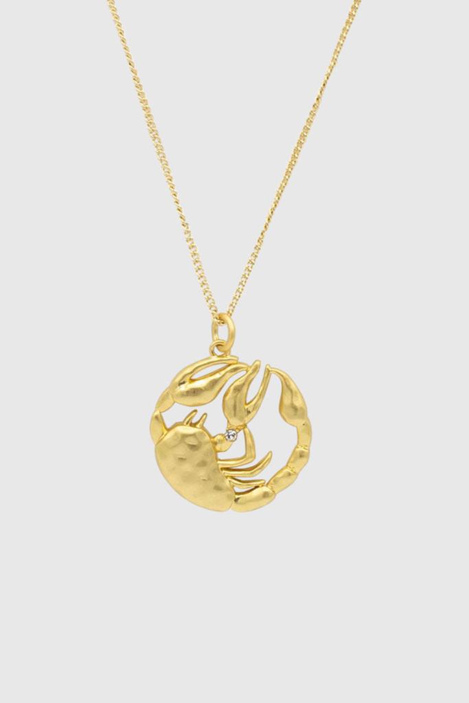 Rebecca Minkoff Scorpio Zodiac Medallion Necklace