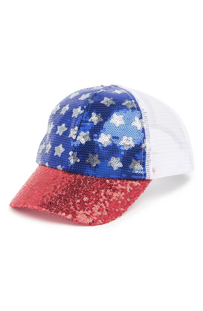 Collection XIIX Sequin Star Baseball Cap