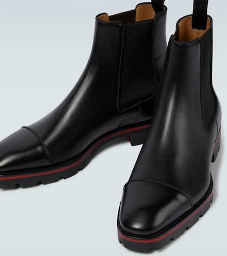 Christian Louboutin Melon leather Chelsea boots 3