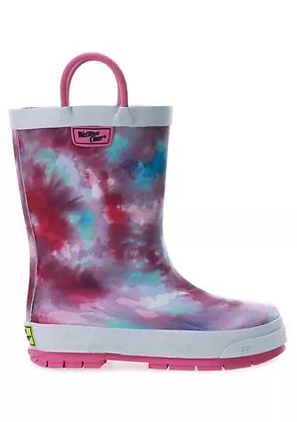 Western Chief Chief Toddler Youth Girls Tie Dye Rain Boot