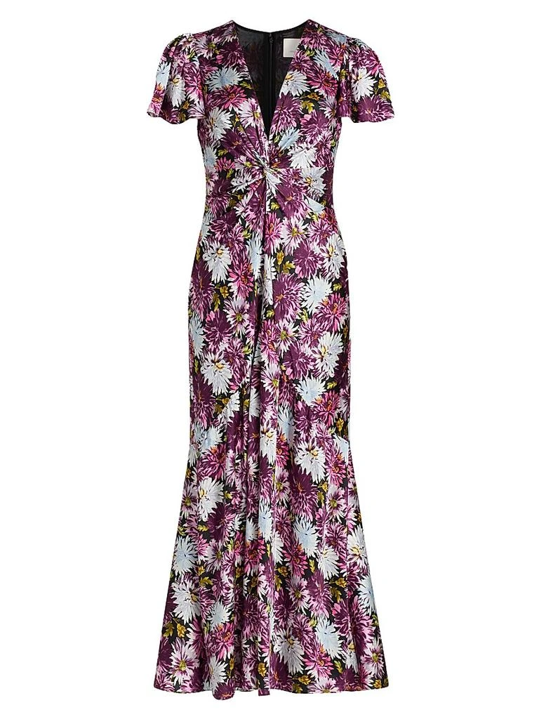 Cinq à Sept Kordyn Dahlia Print Maxi Dress