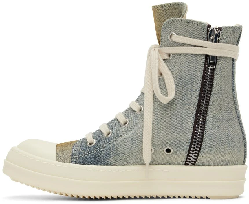 Rick Owens Blue & Orange Sneaks Sneakers 3