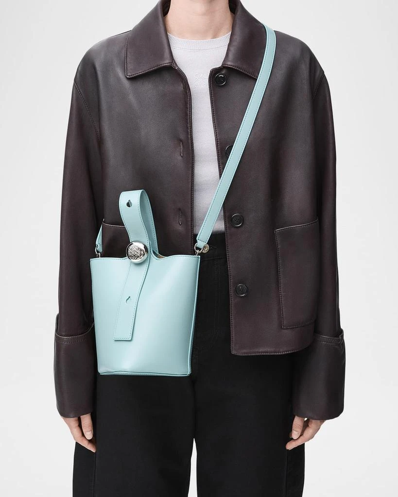Loewe Mini Pebbled Leather Bucket Bag 2