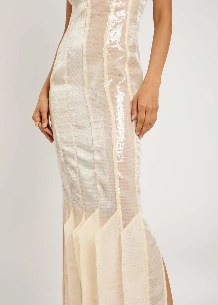 A.W.A.K.E MODE Sequin panelled gown 5