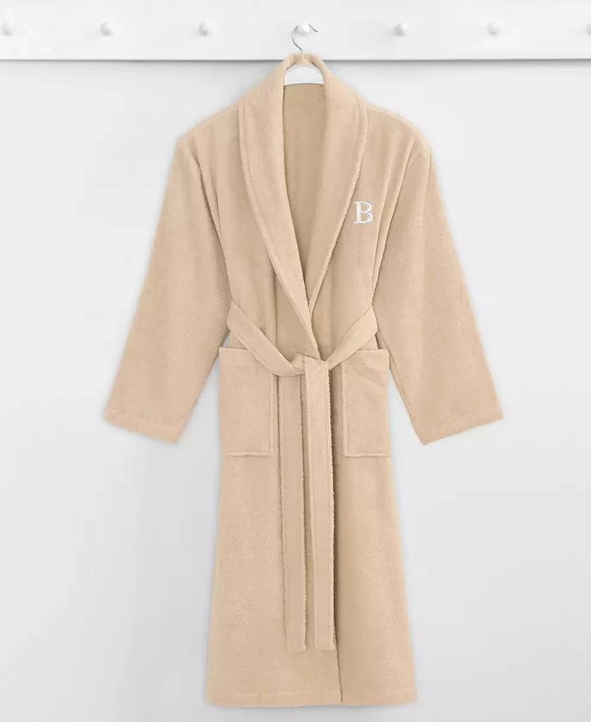 Linum Home Textiles Bookman Font 100% Turkish Cotton Unisex Terry Bathrobe 2