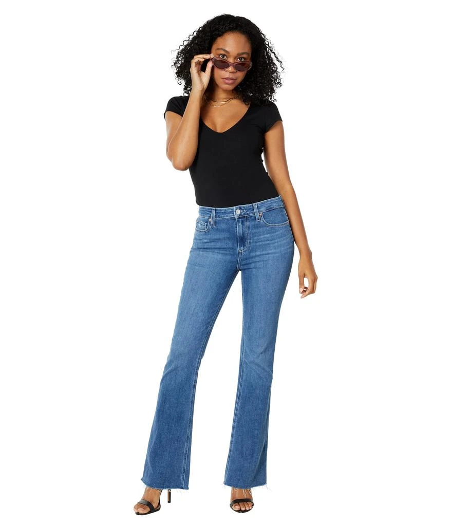 Paige 32" High-Rise Laurel Canyon w/ Raw Hem in Empire 4