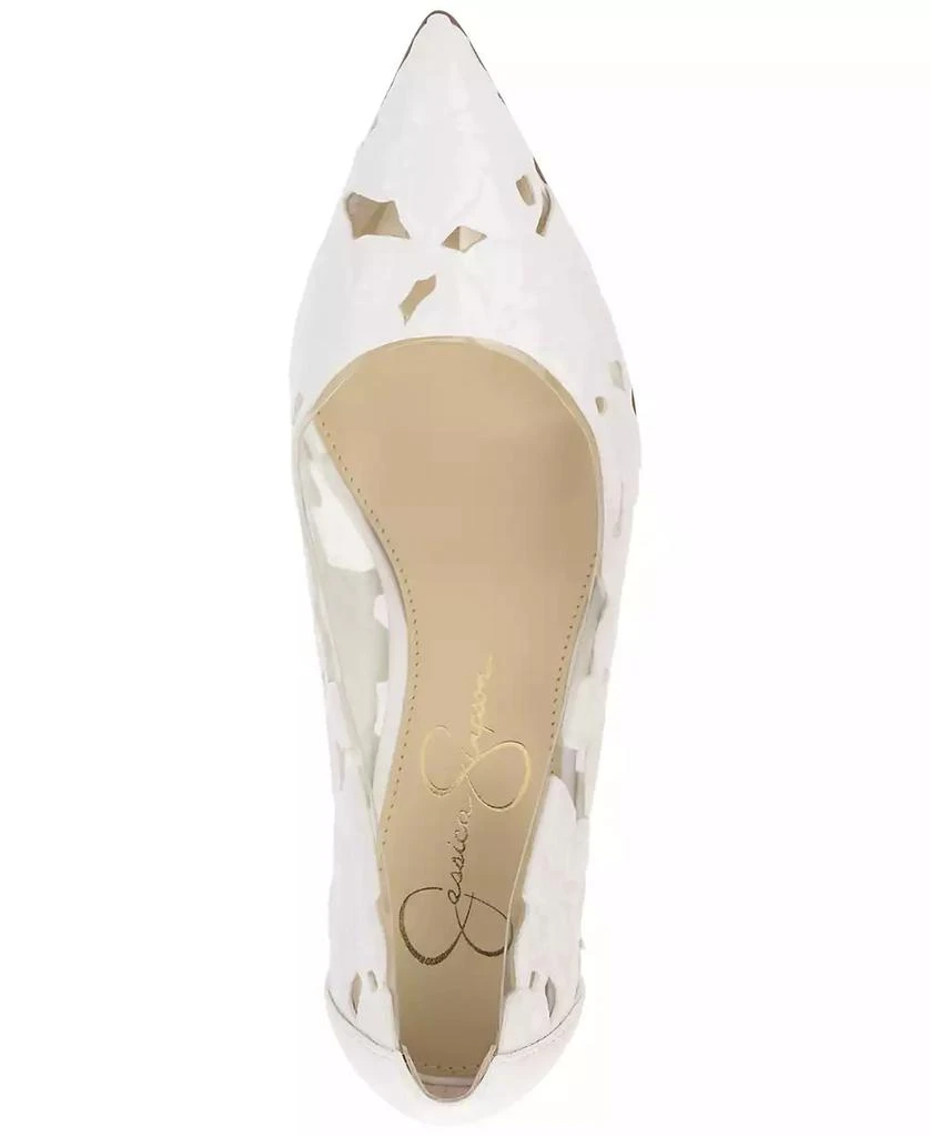 Jessica Simpson Women's Erinia Cutout Floral Pumps 4