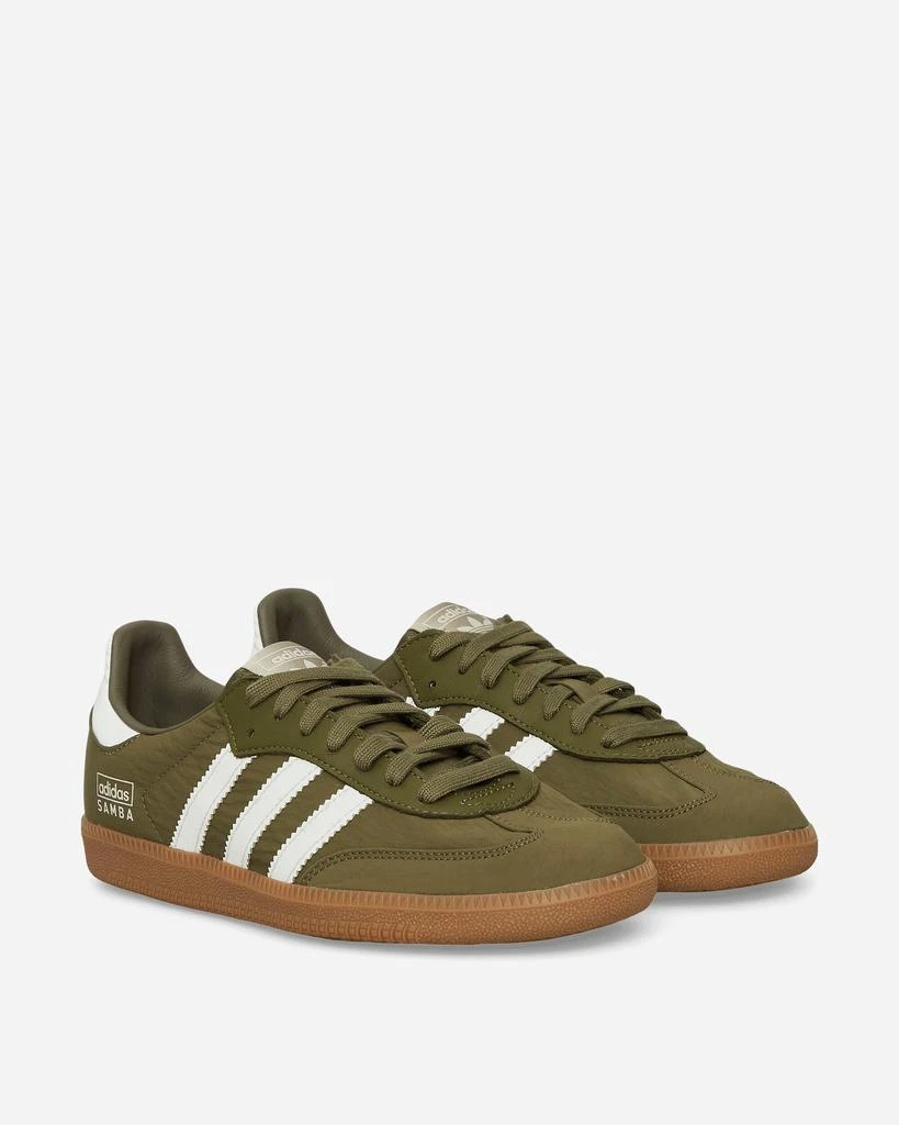 Adidas Samba OG Sneakers Focus Olive / Wonder White 2