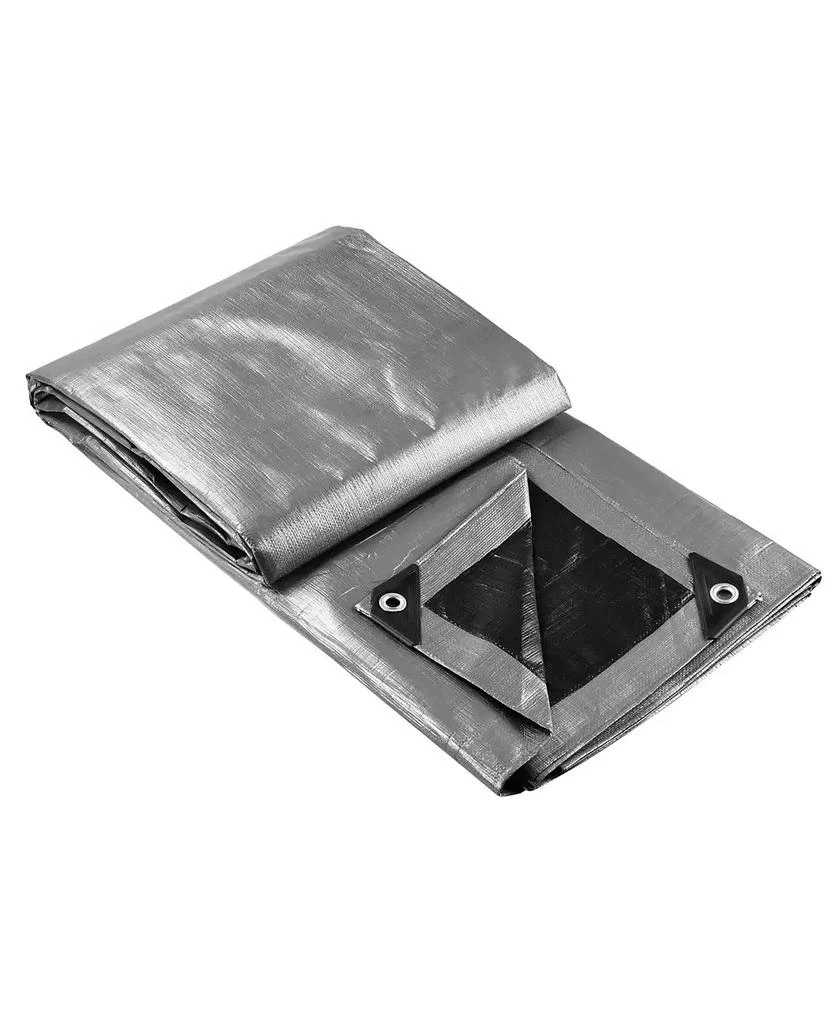 Yescom 10x12ft Heavy Duty Reinforced Poly Tarp 10-mil All Purpose Canopy Tent Cover Waterproof Tarpaulin 9