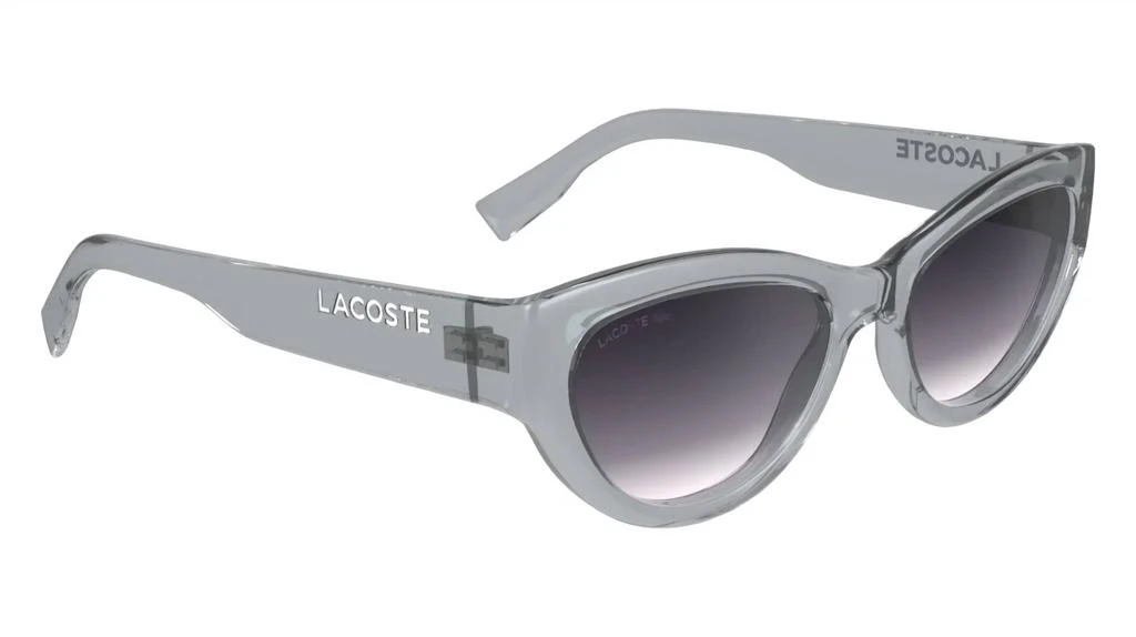 Lacoste Women\'s Gray Sunglasses Lacoste Grey Gradient Cat Eye Ladies Sunglasses L6013S 035  main image 4