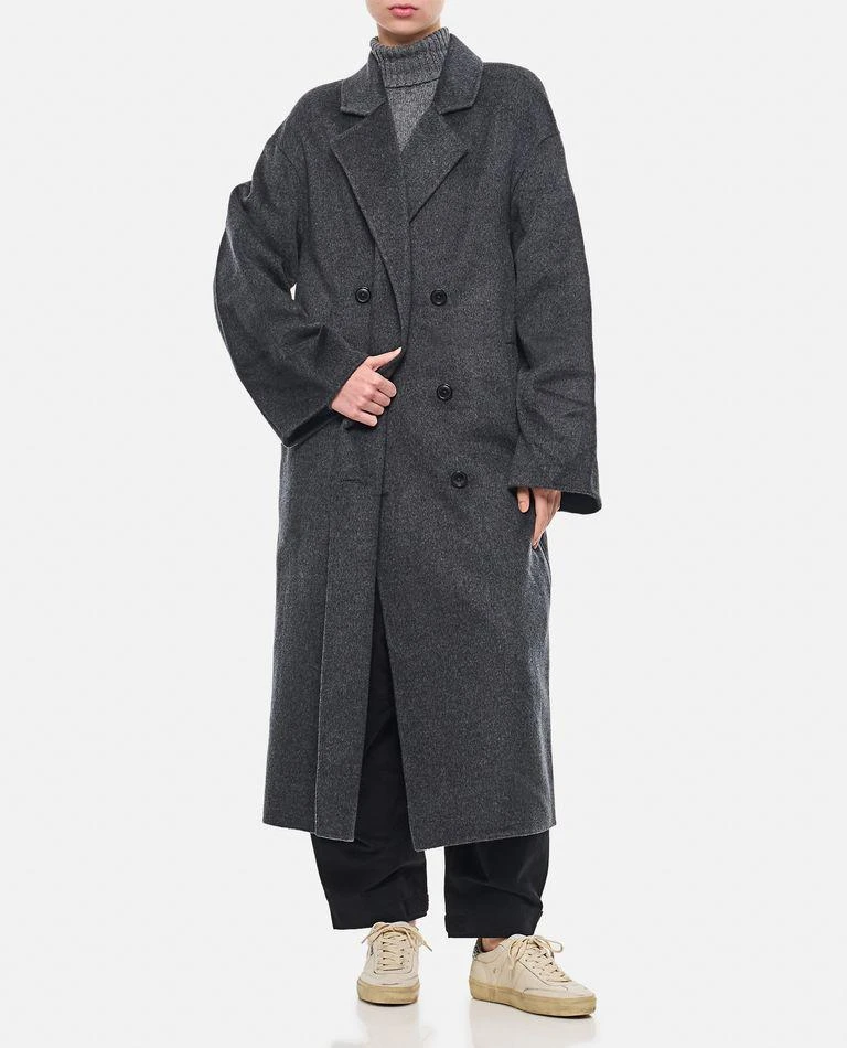 Loulou Studio Borneo Double Breasted Wool And Cashmere Coat 2