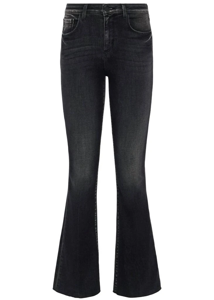 L'Agence L'Agence - Sera High Rise Sneaker Flare Jean 4