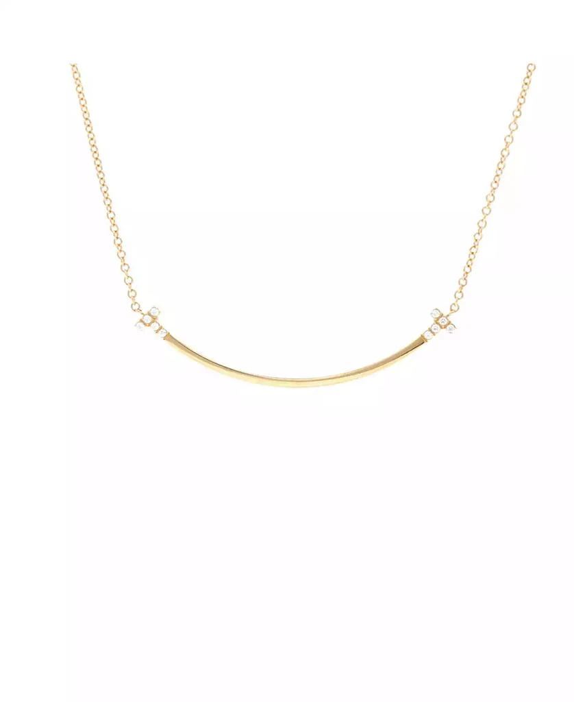 Pre-Owned Tiffany 
Co T Smile Pendant Necklace