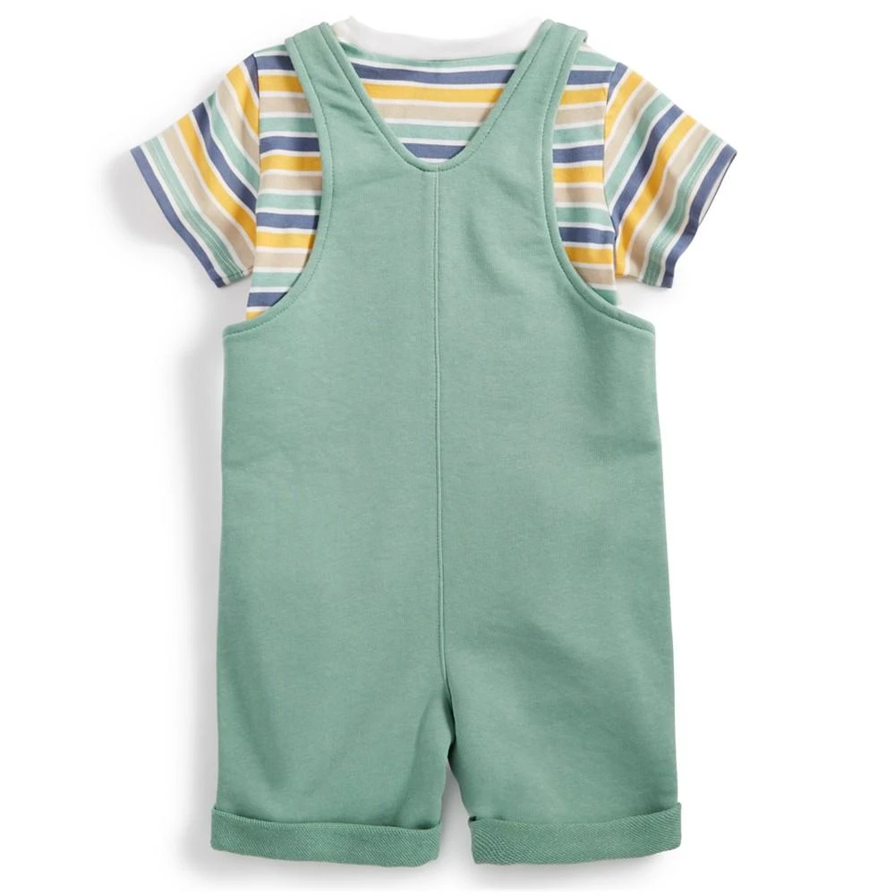 First Impressions Baby Boys Peter Stripe Shirt and Shortall, 2 Piece Set, Created for Macy's 2