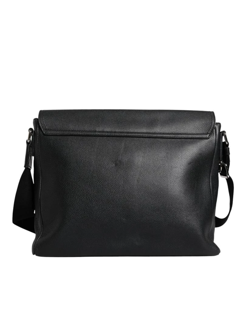 Dolce & Gabbana Logo Plaque Leather Messenger Shoulder Strap Men's Bag (Pre-Owned) 5