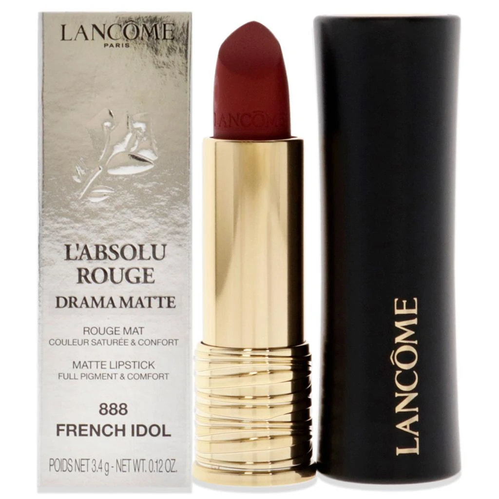 Lancôme LAbsolu Rouge Drama Matte - 888 French Idol by  for Women - 0.12 oz Lipstick 1