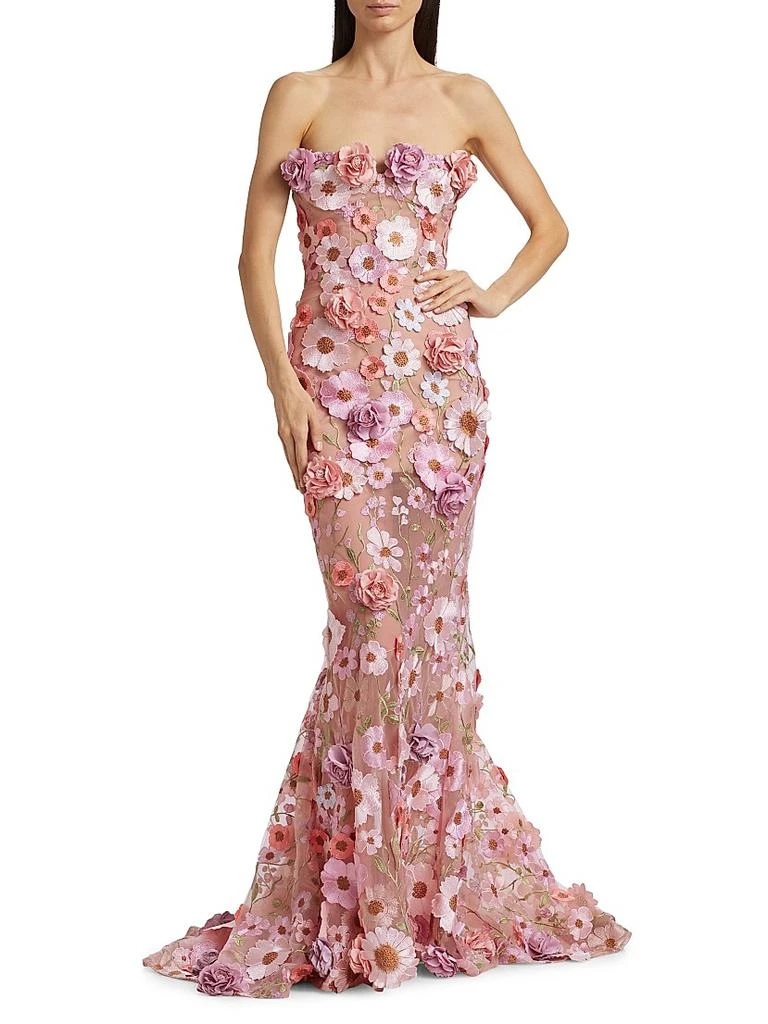 BRONX AND BANCO Jasmine Floral Gown 3