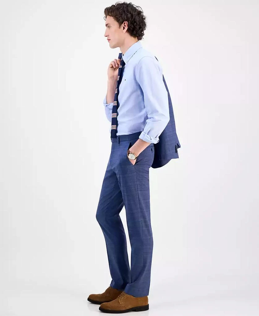 Tommy Hilfiger Men's Modern-Fit Wool TH-Flex Stretch Suit Separates Pant - Blue - Casual Pants