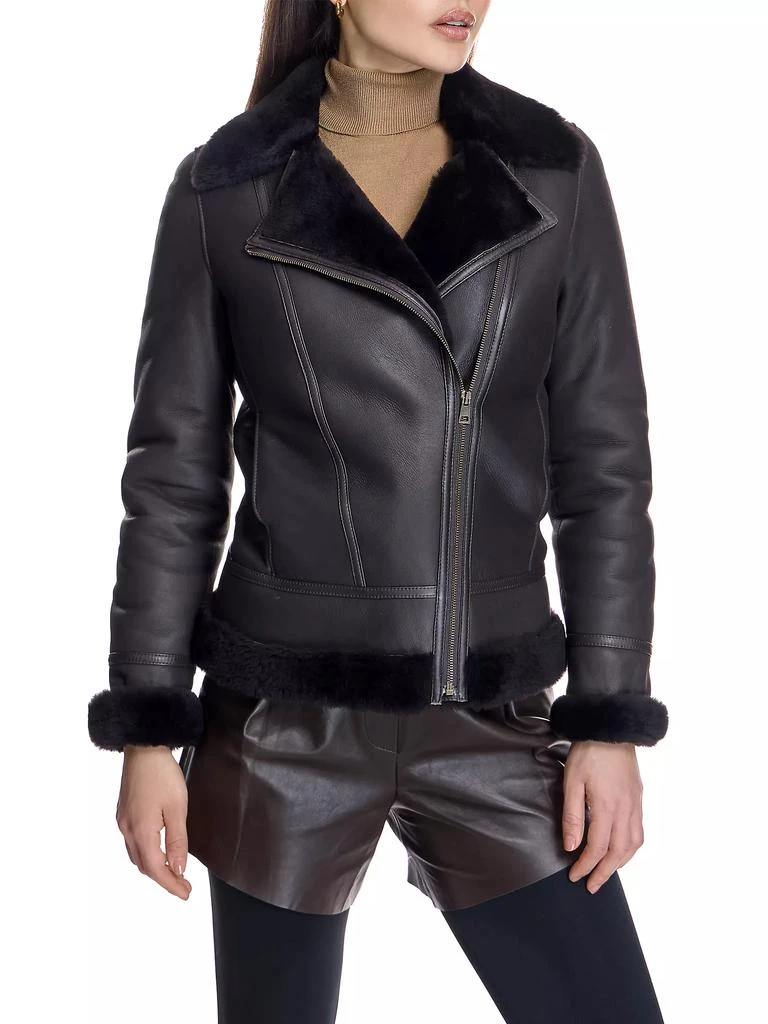 Maximilian Shearling Biker Jacket 3