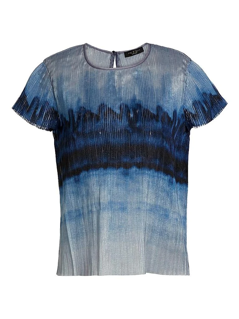 Rag & Bone Hailey Printed Organza Top 1