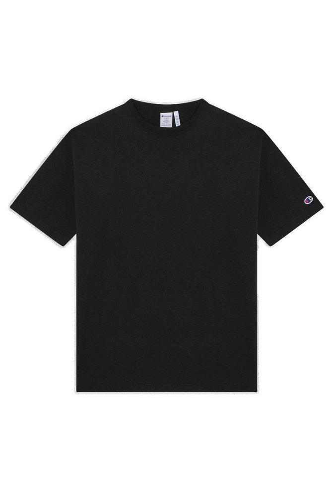 CHAMPION Champion Logo Patch Crewneck T-Shirt
