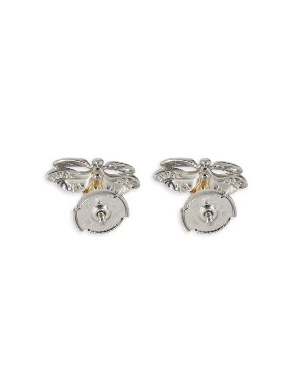 Tiffany & Co. Tiffany Co. Paper Flowers Diamonds Spessartine Firefly Earrings In Platinum 2
