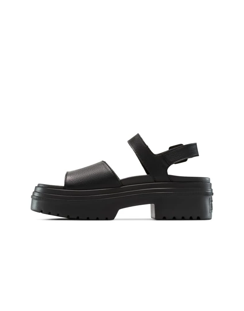 Converse Converse Converse chuck taylor all star lugged heel sandal in black/black/black 4