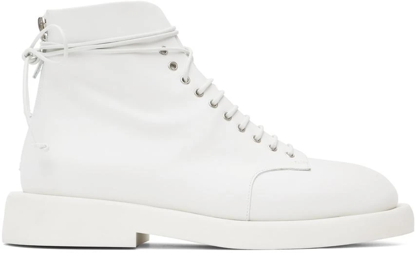 Marsèll White Gomme Gommello Boots 1