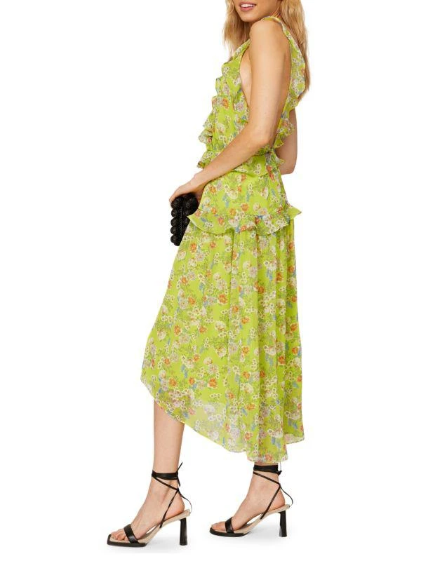 MARISSA WEBB Ruffle Floral Midi Dress 3